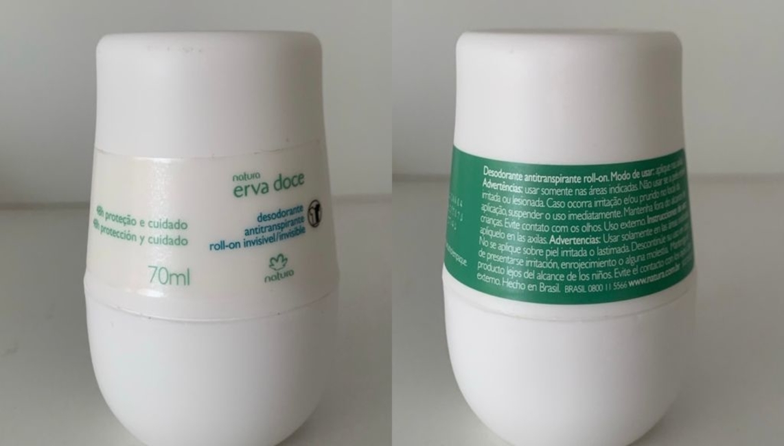 Desodorante antitranspirante roll-on invisible de Natura | Te Protejo Perú