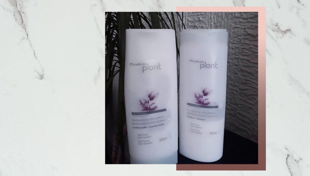 Shampoo y acondicionador revitalización post química de Natura Te